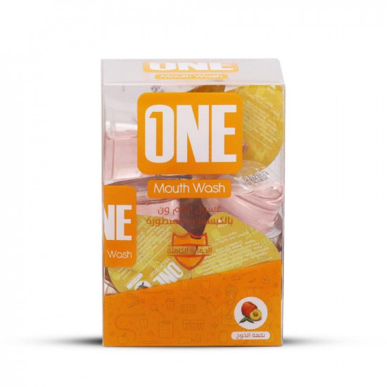ون غسول الفم بالكبسولات المتطورة بنكهة الخوخ - 20 * 15 مل