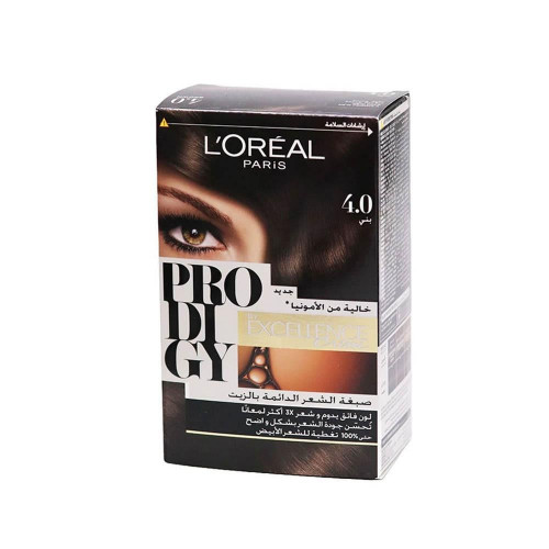 لوريال باريس بروديجي صبغة شعر - 4.0 بني لوريال باريس بروديجي صبغة شعر - 4.0 بني