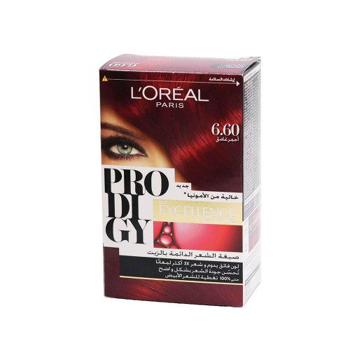 لوريال باريس بروديجي صبغة شعر - أحمر غامق 6.60