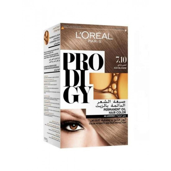 لوريال باريس بروديجي صبغة شعر - أشقر رمادي 7.10 لوريال باريس بروديجي صبغة شعر - أشقر رمادي 7.10
