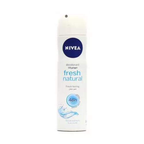 بخاخ مزيل رائحة العرق فريش ناتشورال للنساء من نيفيا 150 مل بخاخ مزيل رائحة العرق فريش ناتشورال للنساء من نيفيا 150 مل