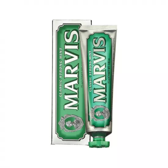 معجون أسنان مارفيس كلاسيك بالنعناع القوي، 85 مل. معجون أسنان مارفيس كلاسيك بالنعناع القوي، 85 مل.