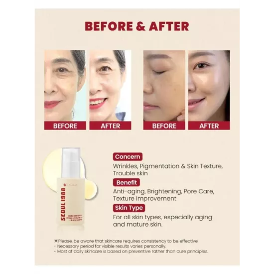 كي سيكريت سيول 1988 سيروم بالريتينال والجنسينغ الأسود - 30 مل