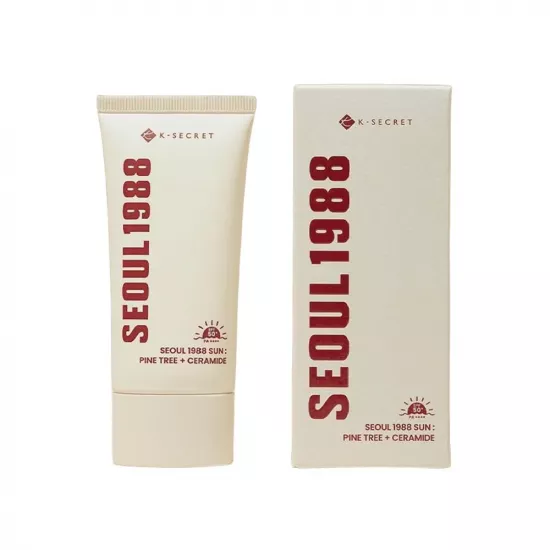 كي سيكريت سيول 1988 كريم واقي شمس بعامل حماية 50 بالصنوبر والسيراميد – 50 مل