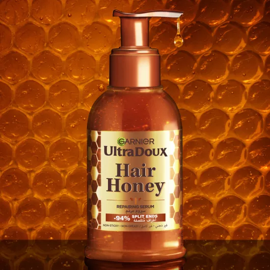 سيروم مرمم لأطراف الشعر الترا دوكس بالعسل من غارنييه , 115 مل