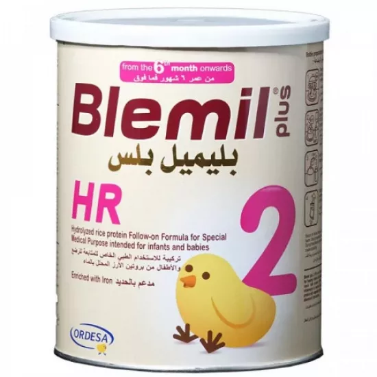 حليب بليميل بلس اتش ار (HR) رقم ( 2 ) من 6 الي 12 شهر - 400 جرام