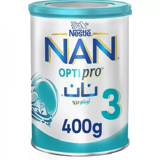 حليب نان اوبتي برو رقم (3) للأطفال من 1 الي 3 سنوات من نستله - 400 جرام