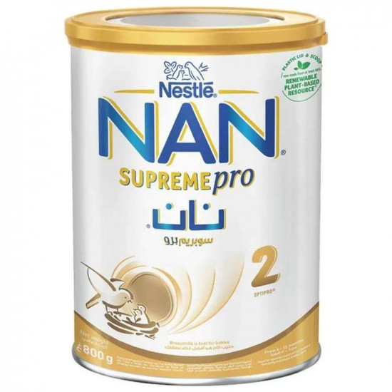 حليب نان سوبريم برو رقم (2) تركيبة للرضع من نستلة - 800 جرام