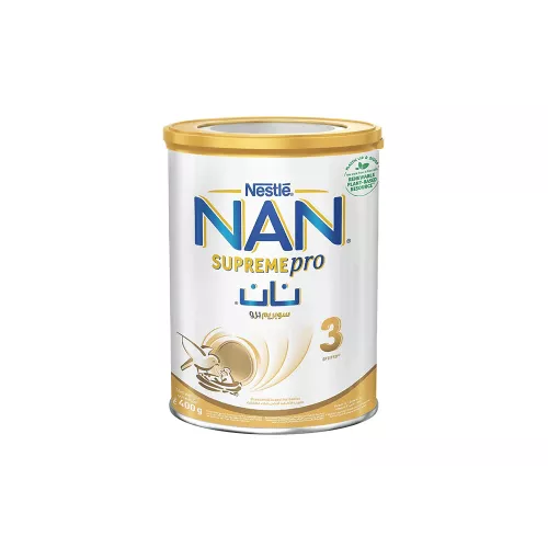 حليب نان سوبريم برو رقم (3) لنمو الاطفال من نستله - 400 جرام حليب نان سوبريم برو رقم (3) لنمو الاطفال من نستله - 400 جرام