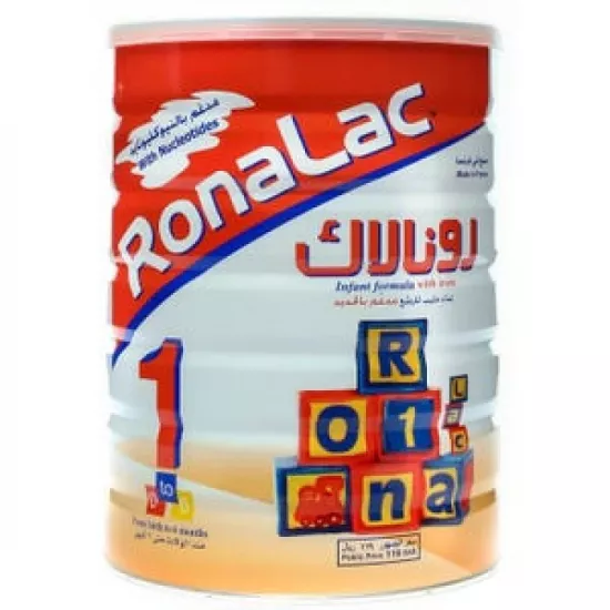 رونالاك حليب الأطفال رقم (1) من الولادة حتي 6 شهور - 400 جرام رونالاك حليب الأطفال رقم (1) من الولادة حتي 6 شهور - 400 جرام