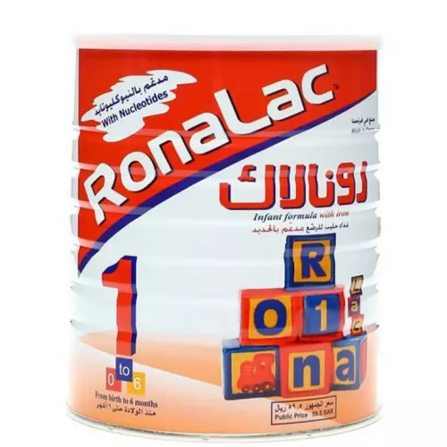 رونالاك حليب الاطفال رقم (1) من الولادة حتي 6 شهور - 850 جرام