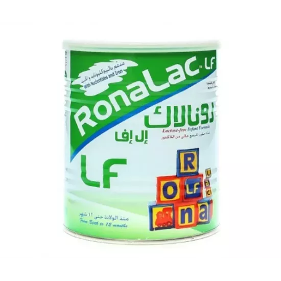 رونالاك حليب الأطفال ال اف (LF) من الولادة حتي 12 شهر - 400 جرام