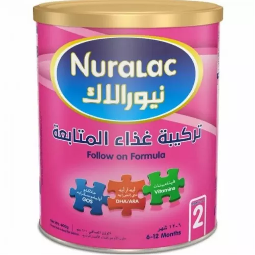 نيورالاك حليب الأطفال رقم (2) من 6 الي 12 شهر - 400 جرام