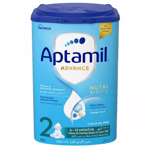 أبتاميل أدفانس حليب الأطفال رقم (2) من 6 الي 12 شهر - 800 جرام أبتاميل أدفانس حليب الأطفال رقم (2) من 6 الي 12 شهر - 800 جرام