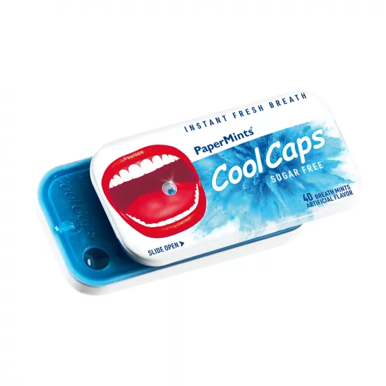 بيبرمنتس كول كابس كرات النعناع المعطرة للفم خالية من السكر (40 كبسولة )