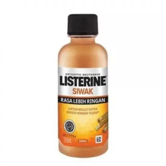 ليسترين غسول للفم بخلاصة المسواك 100مل ليسترين غسول للفم بخلاصة المسواك 100مل