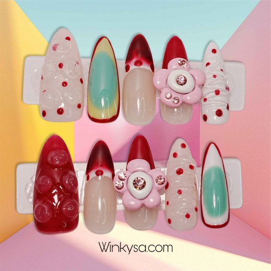  Polka Dot - Red