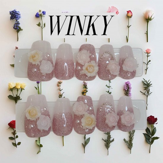Floral - Short Nails