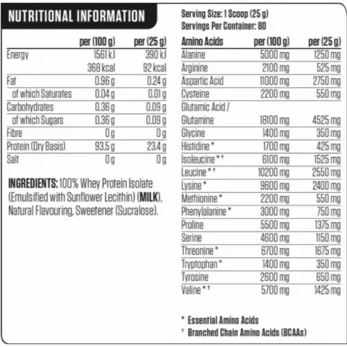 ابلايد نيوترشن ايزو إكس بى بروتين 1.8 كجم APPLIED NUTRITION ابلايد نيوترشن ايزو إكس بى بروتين 1.8 كجم APPLIED NUTRITION