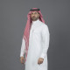 شماغ البسام الختم الأسود