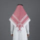 شماغ البسام بريز أحمر غامق 