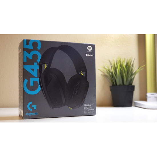سماعة لاسلكية مخصصة للألعاب LOGITECH G435  - ضمان لمدة سنة