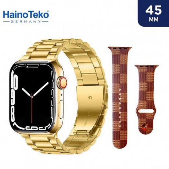 ساعة ذكية بلون ذهبي Hainoteko G8 Max - ضمان سنة - الدفع عند الإستلام متوفر لهذا المنتج ساعة ذكية بلون ذهبي Hainoteko G8 Max - ضمان سنة - الدفع عند الإستلام متوفر لهذا المنتج