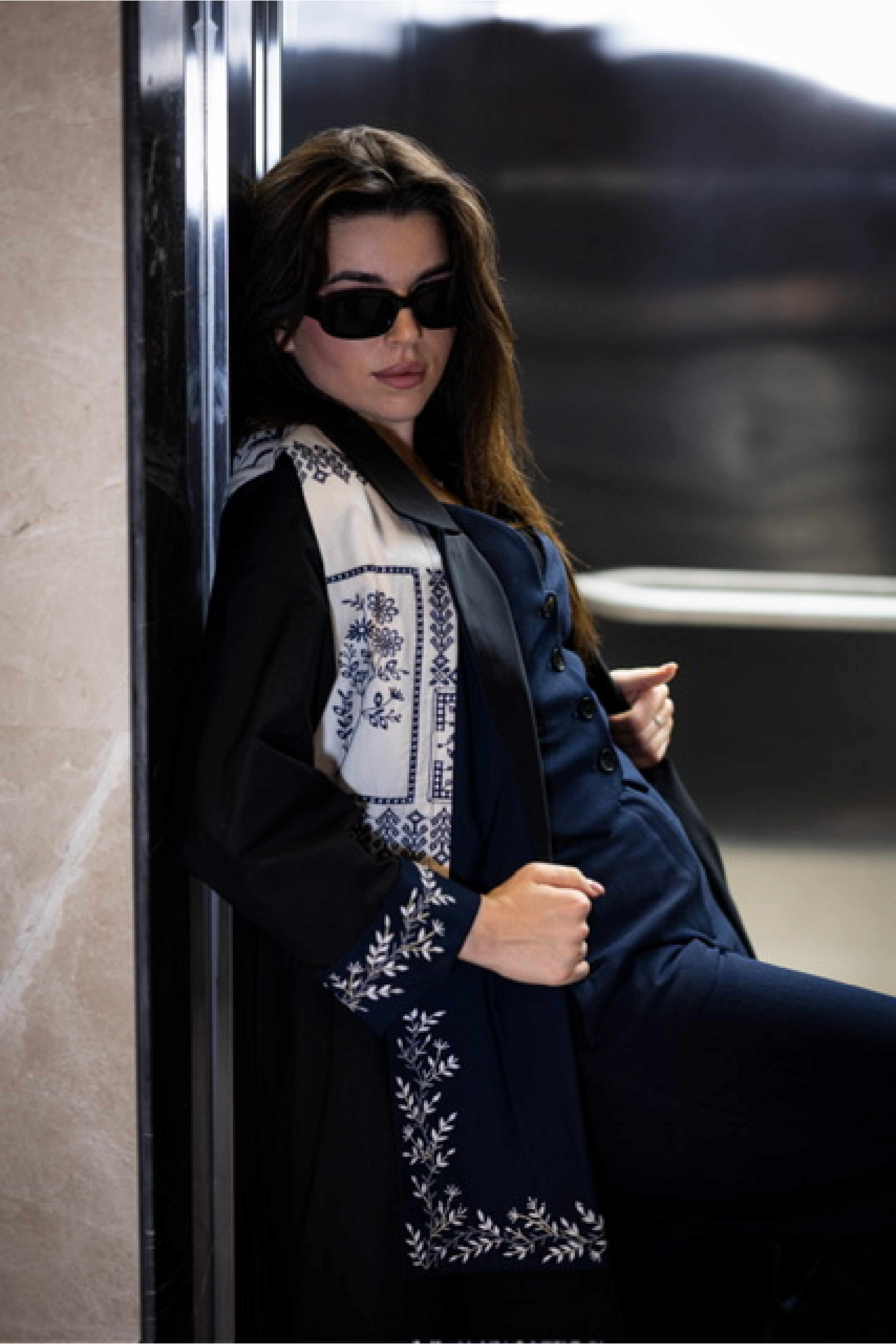 عباية يومية ( بليزر ) مع تطريز راقي