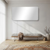 مرآة ديكور حائط بإطار فضي 70×140 سم مرآة ديكور حائط بإطار فضي 70×140 سم