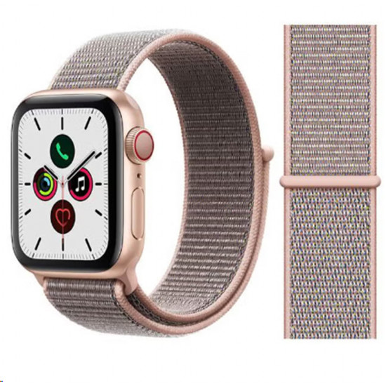 سوار بديل من النايلون لسلسلة Apple iWatch 7/6/5/4/3/2/1 45 ملم/44 ملم/42 ملم