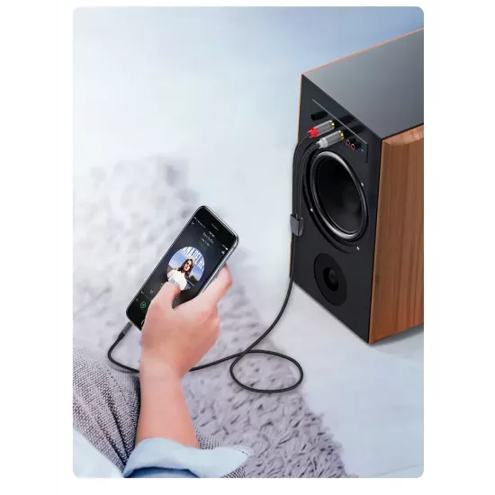 كابل الصوت   RCA 2 جاك     3.5 مللي  إلى aux محول ذكر ، فاصل لصندوق التلفزيون ، مكبر للصوت الفيديو ، المتكلم ، سلك اصلي ضمان سنه جوده صوت عاليه  ، 