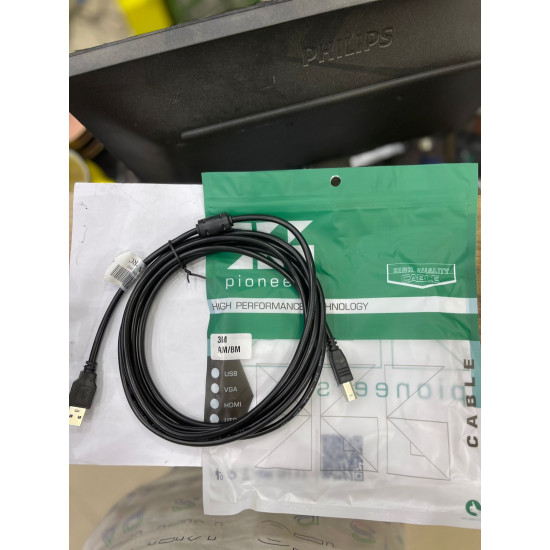 سلك طابعه usb اصلي طابعات عاديه وليزر جيت واكبر 