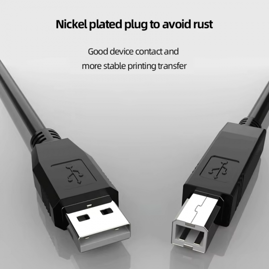 سلك طابعه usb اصلي طابعات عاديه وليزر جيت واكبر 