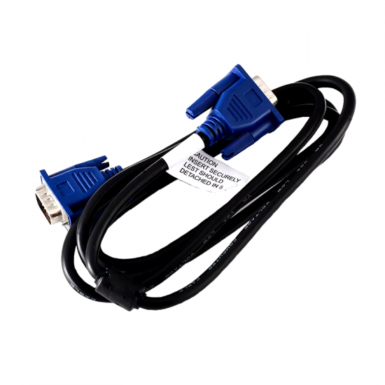 سلك من الكمبوتر او اللاب للشاشه vga ازرق اصلي 