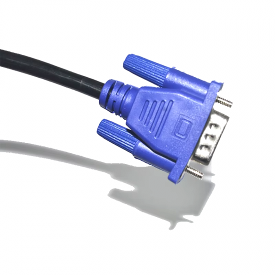 سلك من الكمبوتر او اللاب للشاشه vga ازرق اصلي 