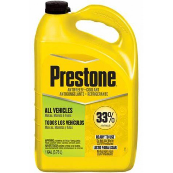 سائل تبريد بريستون الأخضر 33% Prestone 1G AF2033 سائل تبريد بريستون الأخضر 33% Prestone 1G AF2033