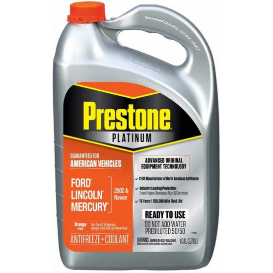 سائل تبريد بريستون 50/50 البرتقالي Prestone USA Cars 1G AF6800 سائل تبريد بريستون 50/50 البرتقالي Prestone USA Cars 1G AF6800