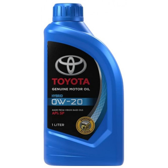 زيت محرك تويوتا الهجين 0W-20 SP سعة 1 لتر | Toyota