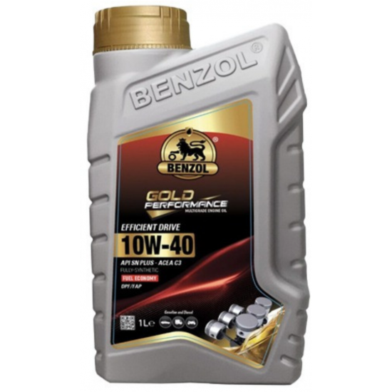 Benzol بنزول ايفيشنسي درايف 10W‑40 – زيت محرك تخليقي بالكامل