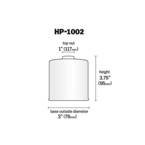 فلتر زيت كي ان برونكو مازدا cx90 لاند كروزر  K&N HP‑1002 بريميوم