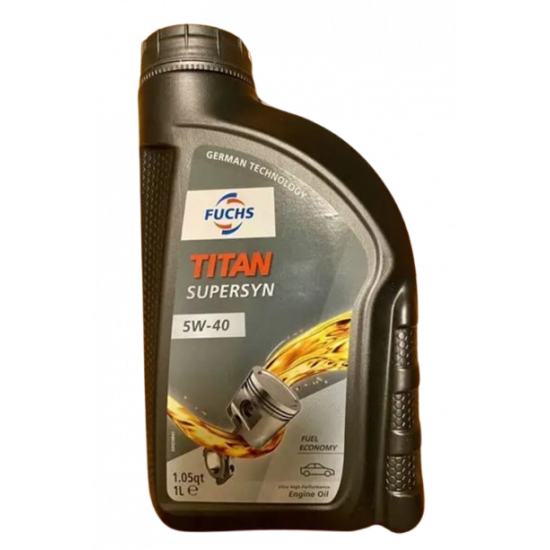  Fuchs TITAN SUPERSYN D1 SAE 5W-40 – زيت فوكس محرك تخليقي بالكامل عالي الأداء 1 لتر