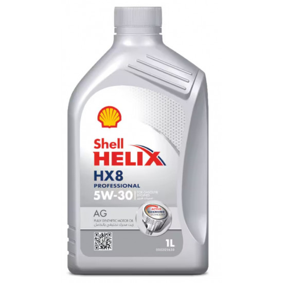 زيت المحرك الصناعي شل هيليكس HX8 5W-30 – سعة 1 لتر