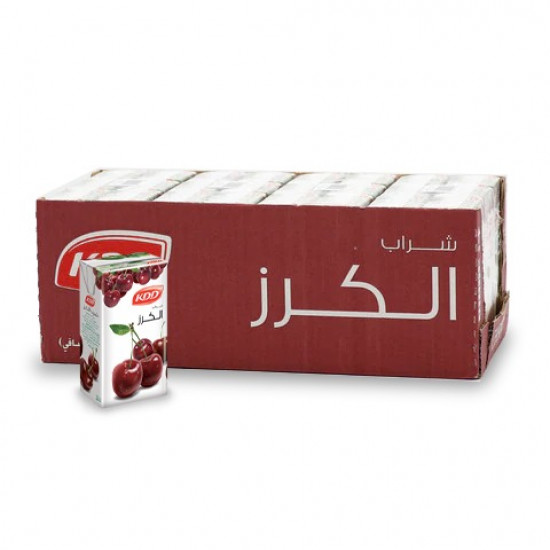 عصير كى دى دى كرز مع عنب 180مل*24 حبة (كرتون)