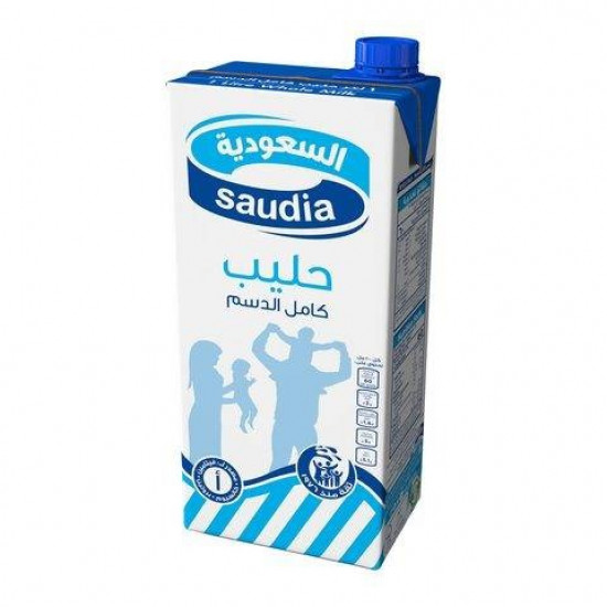 حليب السعودية 6 حبة *1 لتر (نصف كرتون)