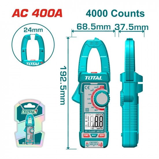 كلامب ميتر ديجيتال AC 400A توتال