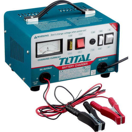 شاحن بطاريات سيارة 12-24 فولت توتال total شاحن بطاريات سيارة 12-24 فولت توتال total