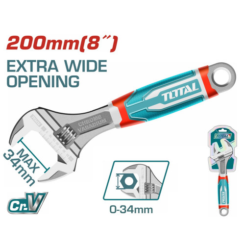 ﻣﻔﺗﺎﺡ ﺍﺳﺑﺎﻧﺔ ﻳﺩ ﻓﻳﺑﺭ200ﻣﻡ توتال