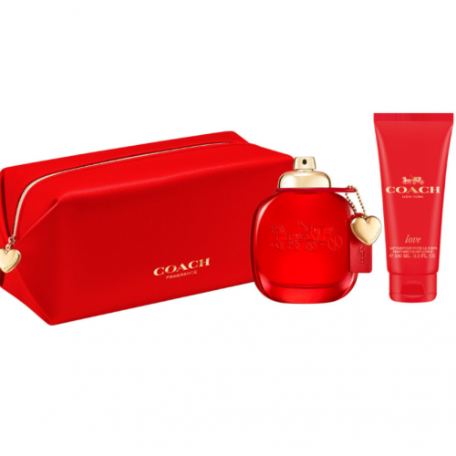 مجموعة كوتش لوف ( عطر أو دو بارفان 90مل + لوشن للجسم 100مل + حقيبة)