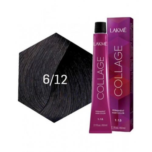 صبغة لاكمي اشقر رمادي غامق بنفسجي 6/12 60مل