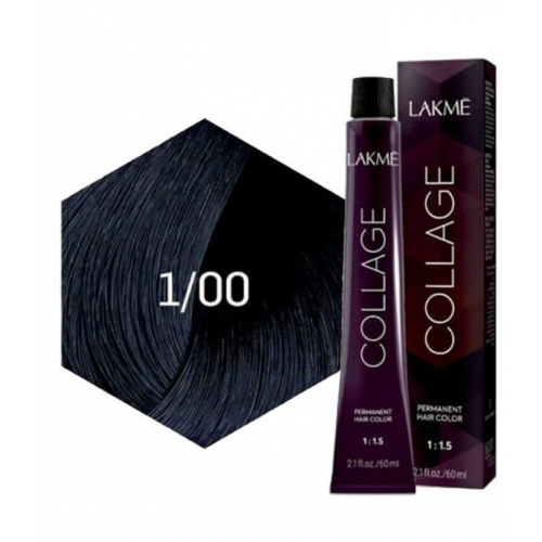 كريم كولاج لتلوين الشعر من لاكمي 1/00 اسود 60مل